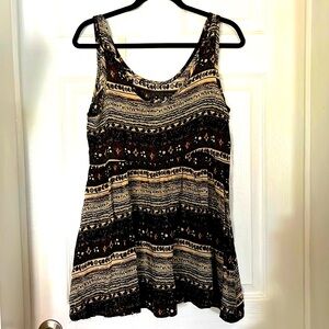 🎉Foreign Exchange Brown Sleeveless Crop Top - Size Small